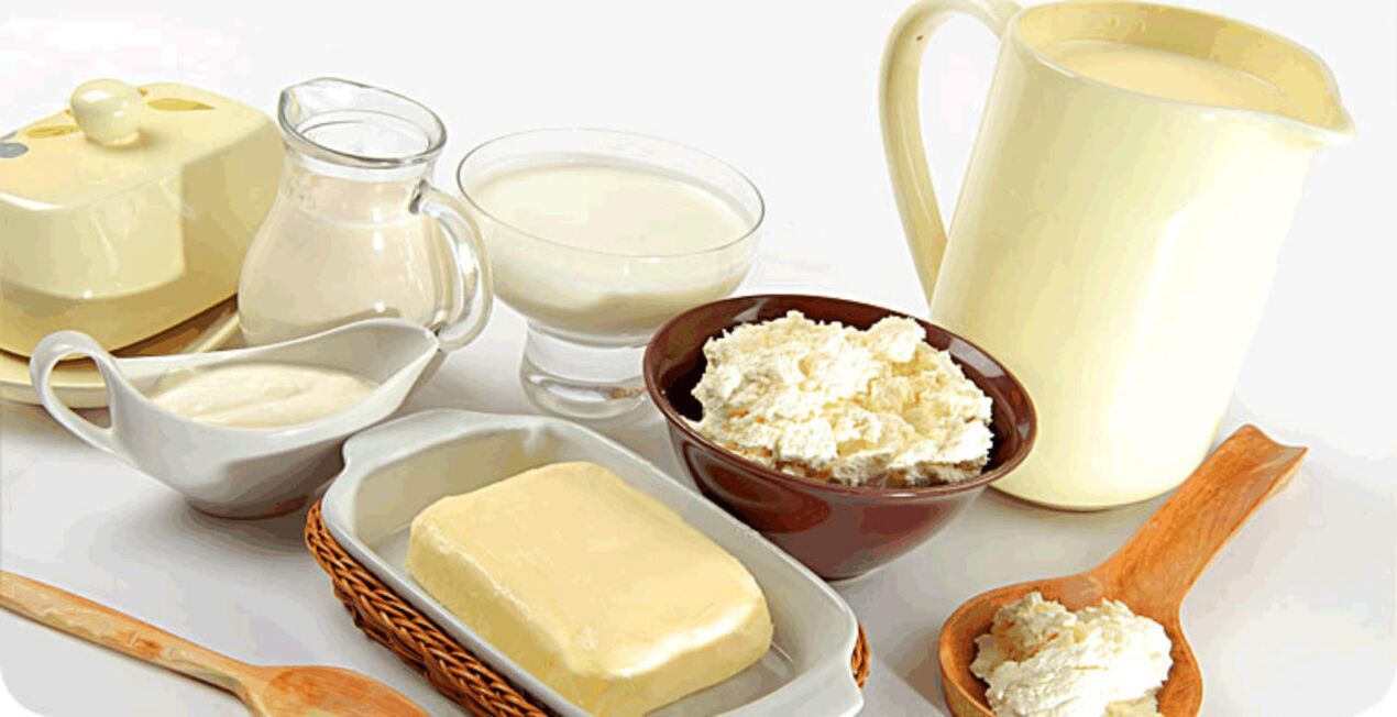 Dairy products for gout