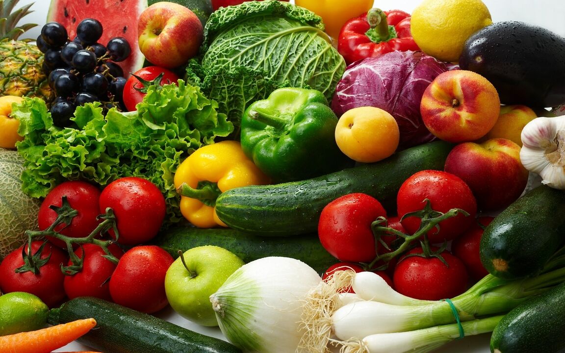 Fruits and vegetables for gout