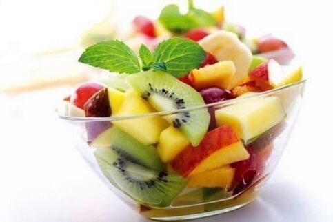 Fruit salad for dieting